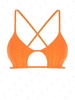 ZAFUL Haut de Bikini Texturé Croisé en Forme D