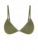 ZAFUL Haut de Bikini Texturé Côtelé Rayé L Vert clair
