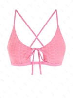 ZAFUL Haut de Bikini Texturé Nid D