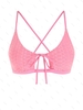 ZAFUL Haut de Bikini Texturé Nid D