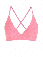 ZAFUL Haut de Bikini Texturé Nid D