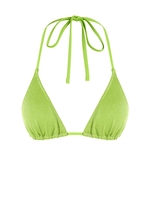 ZAFUL Haut de Bikini Triangle Métallique Brillant M Vert