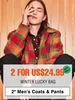 ZAFUL Lucky Bag - Vêtements pour hommes 1*Manteau & 1*Pantalon - Quantité limitée 2xl