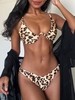 ZAFUL Maillot de Bain Bikini Léopard à Armature M Léopard