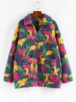 ZAFUL Manteau Camouflage à Goutte Epaule avec Poche M Camouflage des bois