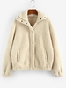 ZAFUL Manteau Simple avec Poche M Café lumière