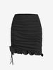 ZAFUL Mini Jupe Sirène Sanglée à Coupe Haute Xl Noir