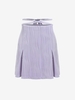 ZAFUL Mini Jupe Texturée L Violet clair