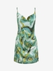 ZAFUL Mini-Robe à Imprimé Marbre Bénitier L Vert