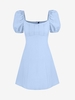ZAFUL Mini-Robe Manches Bouffantes à Col Carré M Bleu clair