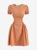 ZAFUL Mini-Robe sans Dos à Manches Bouffantes S Rose léger