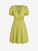 ZAFUL Mini Robe Superposée à Manches Bouffantes Fluide Xl Vert clair
