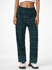 ZAFUL Pantalon à Carreaux Taille Haute à Jambe Large M Vert profond