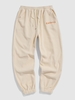 ZAFUL Pantalon à Pieds Étroits Polaire Lettre Brodée L Café lumière