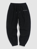 ZAFUL Pantalon à Pieds Étroits Polaire Lettre Brodée L Noir