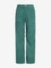 ZAFUL Pantalon avec Poche à Jambe Large en Velours Côtelé M Vert profond