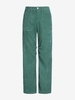 ZAFUL Pantalon avec Poche à Jambe Large en Velours Côtelé S Vert profond