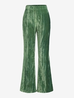 ZAFUL Pantalon Bootcut Texturé en Velours avec Poches S Vert