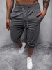 ZAFUL Pantalon Capri Décontracté à Pieds Etroits à Cordon Xl Gris foncé
