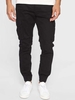 ZAFUL Pantalon Cargo en Couleur Unie avec Multi-Poches Streetwear M Noir