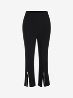 ZAFUL Pantalon Court à Ourlet Zippé de Grande Taille