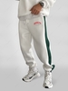 ZAFUL Pantalon de Jogging à Imprimé Lettre BROOKLYN NEW YORK en Blocs de Couleurs S Blanc