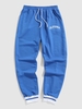 ZAFUL Pantalon de Jogging avec Lettre CALIFORNIA à Cordon L Bleu
