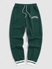 ZAFUL Pantalon de Jogging avec Lettre CALIFORNIA à Cordon S Vert profond