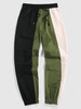 ZAFUL Pantalon de Jogging en Blocs de Couleurs à Cordon Xxl