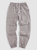 ZAFUL Pantalon de Jogging Motif à Carreaux à Cordon Xl Vert clair