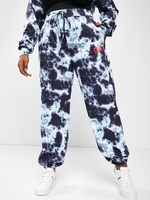ZAFUL Pantalon de Jogging Teinté Imprimé Dragon Grande Taille 2xl Bleu profond