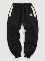 ZAFUL Pantalon de Survêtement de Jogging Patch en Blocs de Couleurs Xxl Noir
