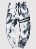 ZAFUL Pantalon de Survêtement Rayé Teinté Imprimé Esthétique Y2K 2xl Noir