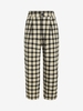 ZAFUL Pantalon Fuselé à Carreaux de Grande Taille avec Poches