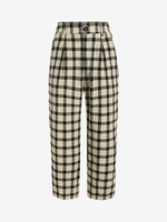 ZAFUL Pantalon Fuselé à Carreaux de Grande Taille avec Poches
