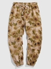 ZAFUL Pantalon Motif de Fleur Xl Jaune clair