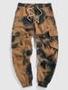 ZAFUL Pantalon Sportif Joggeur Teinté Effrayant Xl Café