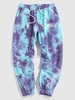 ZAFUL Pantalon Teinté à Imprimé CALIFORNIA L Pourpre