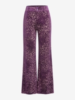 ZAFUL Pantalon Évasé à Fleurs en Flocage M Concorde