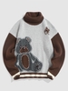 ZAFUL Pull Maille Motif D