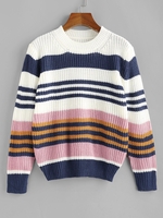 ZAFUL Pull-over Lâche Rayé S