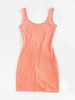 ZAFUL Robe Débardeur Plissée Côtelée sans Dos M Orange