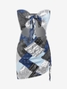 ZAFUL Robe Jointive Découpée Bandeau en Avant S