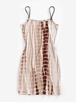 ZAFUL Robe Moulante Teintée M Café lumière
