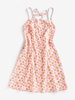 ZAFUL Robe Nouée Fleurie Imprimée sans Dos M Blanc