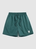 ZAFUL Short à Label Design en Couleur Unie à Cordon S Vert profond