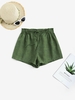 ZAFUL Short à Taille Empire Xl Vert profond
