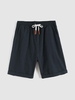 ZAFUL Short Bermudas Décontracté en Couleur Unie à Cordon Xl Bleu profond