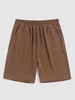 ZAFUL Short Bermudas Simple avec Poche à Cordon Xl Café
