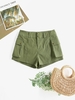 ZAFUL Short Cargo Zippé à Taille Basse M Vert